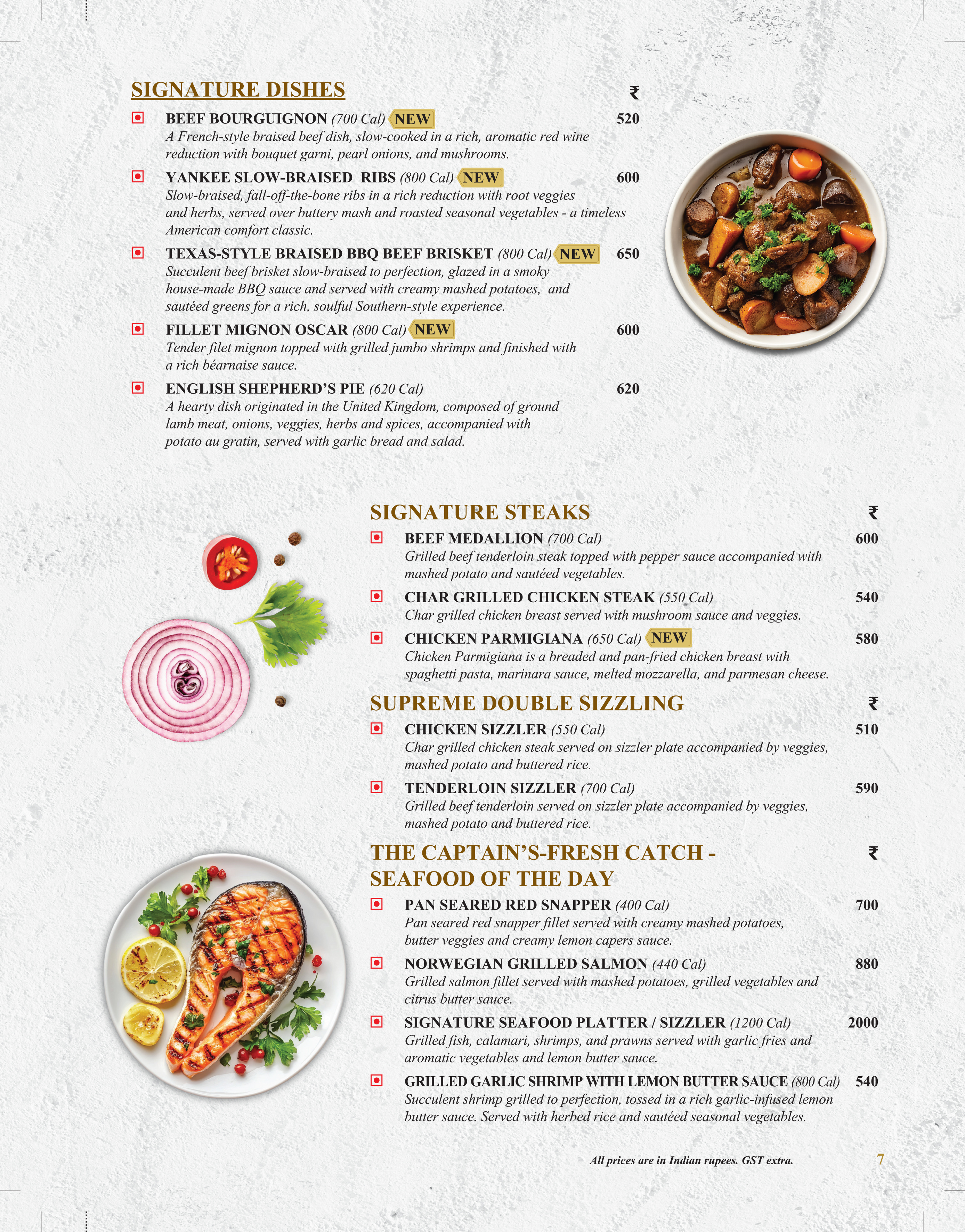 UpperCrust menu